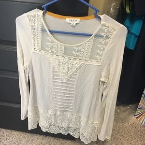 Dressy off white blouse